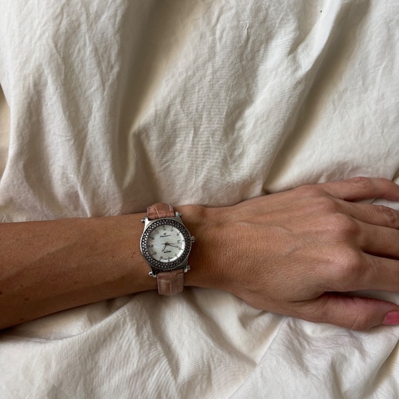Meyers Ladydiamond Swiss Made watch mother-of-pearl dial Diamond